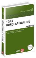 Türk Borçlar Kanunu Cep Serisi Eylül 2023