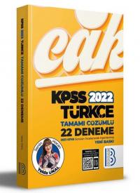 2022 KPSS Türkçe Tamamı Çözümlü 22 Deneme Yelda Ünal