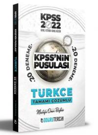 2022 KPSS'nin Pusulası Türkçe Tamamı Çözümlü 20 Deneme Mustafa Onur Bo