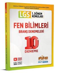 2023 8.Sınıf LGS 1.Dönem Fen Bilimleri 10'lu Branş Deneme Kolektif