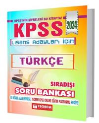 2024 KPSS Lisans Türkçe Sıradışı Soru Bankası Kolektif
