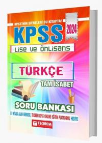 2024 KPSS Lise Ön Lisans Tam İsabet Türkçe Soru Bankası Kolektif