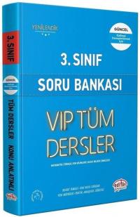 3.Sınıf VIP Tüm Dersler Soru Bankası - Mavi Kitap