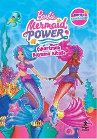 Barbie Mermaid Power Çıkartmalı Boyama Kitabı Kolektif