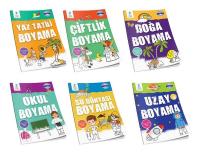 Çocuk Gelişimi Türkçe İngilizce Boyama Seti - 6 Kitap Takım Kolektif