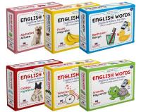 English Words-İngilizce Kelime Kartları Seti - 6 Kitap Takım Kolektif