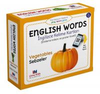 English Words - İngilizce Kelime Kartları - Vegetables - Sebzeler Kole