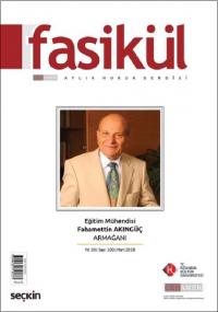 Fasikül Hukuk Dergisi Sayı 100 (Ciltli) Bahri Öztürk