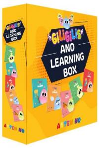 Giligilis and Learning Box - İngilizce Eğitici Mini Karton Kitap Seris
