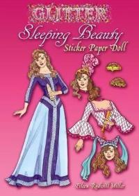 Glitter Sleeping Beauty Sticker Paper Doll Kolektif