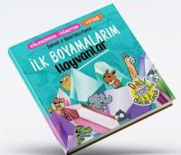 İlk Boyamalarım - Hayvanlar Dikkat ve Zeka Geliştiren +3 Yaş