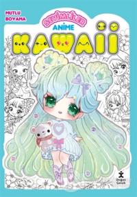 Kawaii Anime Mutlu Boyama 2 - Yeşil