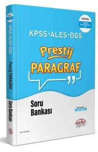KPSS ALES DGS Prestij Paragraf Soru Bankası