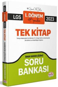 LGS 2023 Tek Kitap - 1. Dönem Konuları - Tamamı Karekod Çözümlü  Soru Bankası