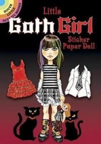 Little Goth Girl Sticker Paper Doll Kolektif