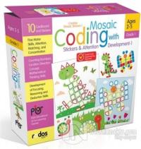 Mosaic Coding with Stickers - Attention Development-1 - Grade-Level 1 - Creative Mosaic Stickers-1 - Ages 2-5