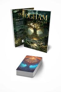 Ogham Oracle - Ogham Sembolleri ve Ağaçların Gizemleri - Kullanım Kitabı ve 25 Kart
