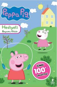 Peppa Pig - Hediyeli Boyama Kitabı - İçinde 100'den Fazla Çıkartma