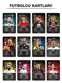 Sahanın Yıldızları Futbolcu Kartları - 24 Adet Kolektif