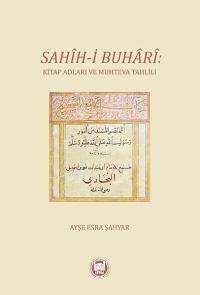 Salih-i Buhari: Kitap Adları ve Muhteva Tahlili