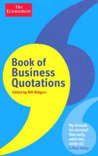The Economist Book of Business Quotations (Ciltli) Bill Ridgers