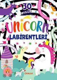 Unicorn Labirentler - 30 Renkli Labirent
