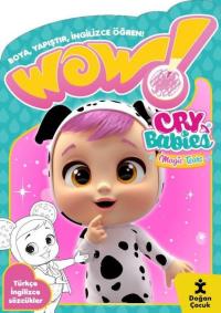 Wow! Cry Babies Magic Tears Boyama Kitabı - Boya, Yapıştır, İngilizce 